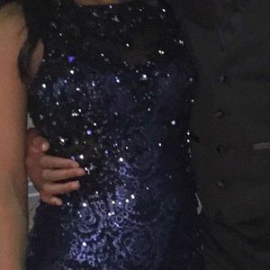 Blue, prom dress, perfect condition only worn once